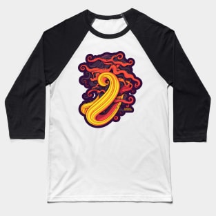 Plastic Macaroni Boho Trippy Hippy Gemelli Baseball T-Shirt